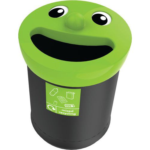 Afvalbak Smiley Face Bin 52 ltr mixed recycling Vepabins