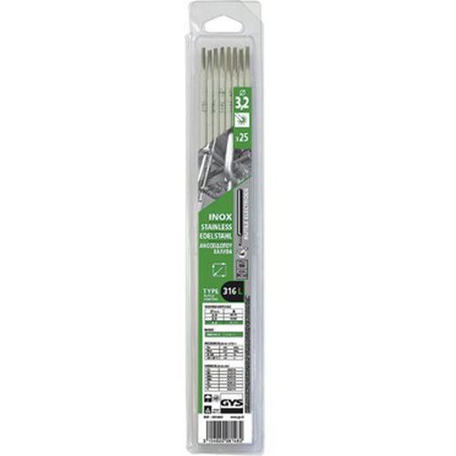 Electrode, Toepassing: 316L, Aantal stuks: 25, Model: Roestvrijstalen elektroden
