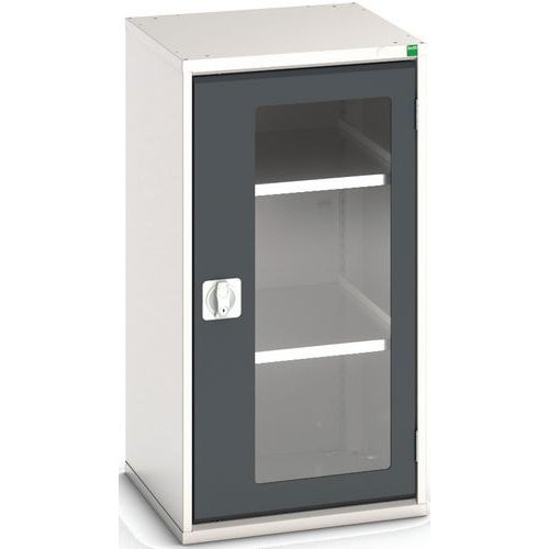 Armoire Verso Portes Transparentes Avec 2 Tablettes 525x550x1000_Bott