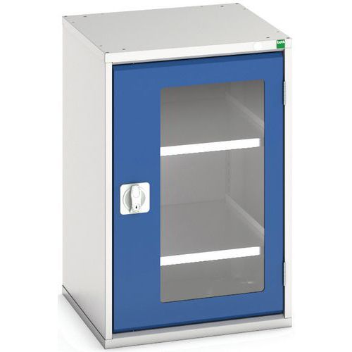 Armoire Verso Portes Transparentes Avec 2 Tablettes 525x550x800 - Bott