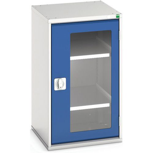 Armoire Verso Portes Transparentes Avec 2 Tablettes 525x550x900 - Bott
