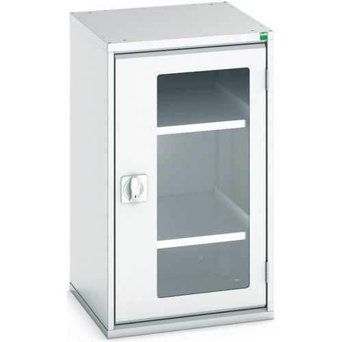 Armoire Verso Portes Transparentes Avec 2 Tablettes 525x550x900 - Bott