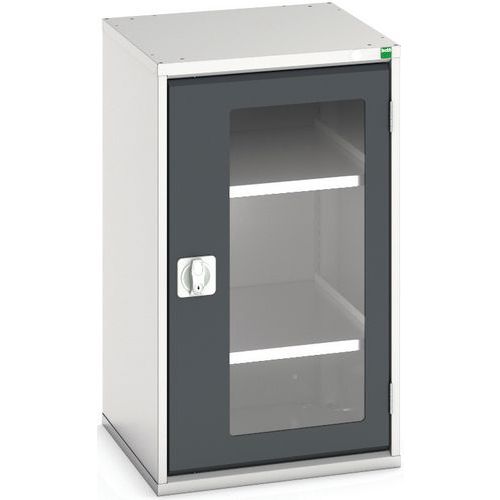 Hoge kast Verso 525x550x900mm met raamdeur en 2 legborden - BOTT Hoge kast Verso 525x550x900mm met raamdeur en 2 legborden - BOTT