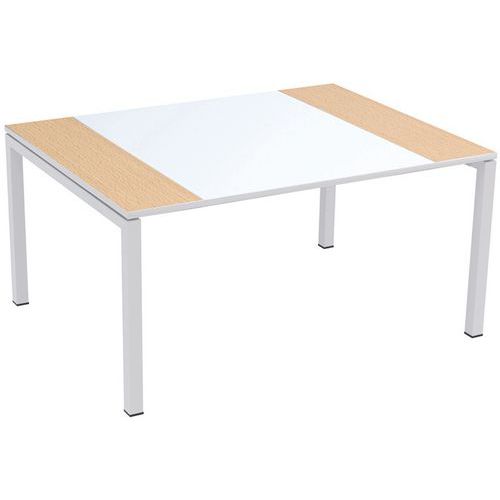 Table de réunion Easydesk - Plateau plateau - Meet By Paperflow