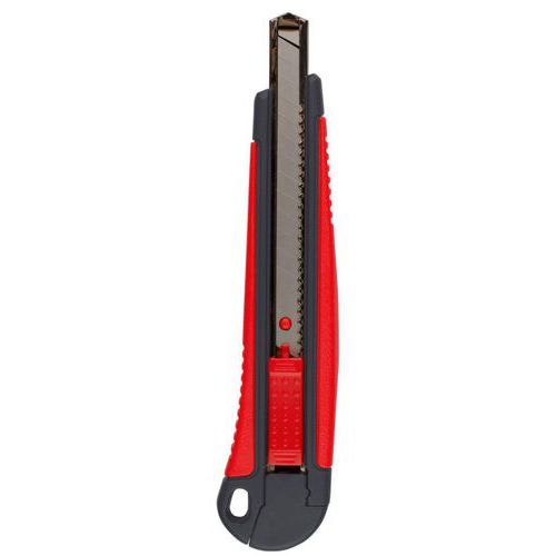 Cutter metaal softgrip met zelfblokkerend mes - Kores