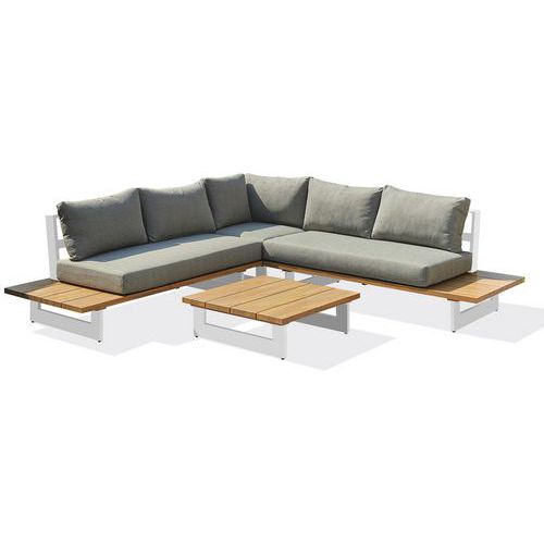 Loungeset Lavezzi 5 plaatsen imitatieblad - DcbGarden