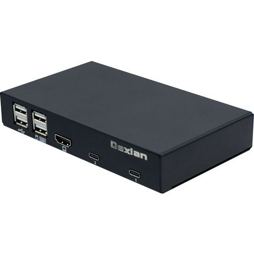 Switch USBC KVM naar HDMI 4K60- en USB-A-console - Dexlan