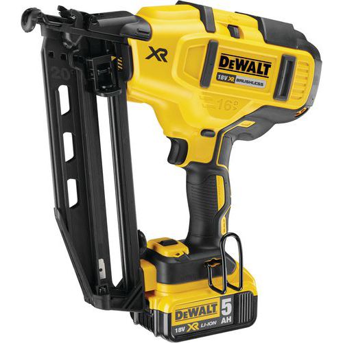 Afwerkingstacker 16Ga XR 18V 5Ah Li-Ion Brushless - DEWALT