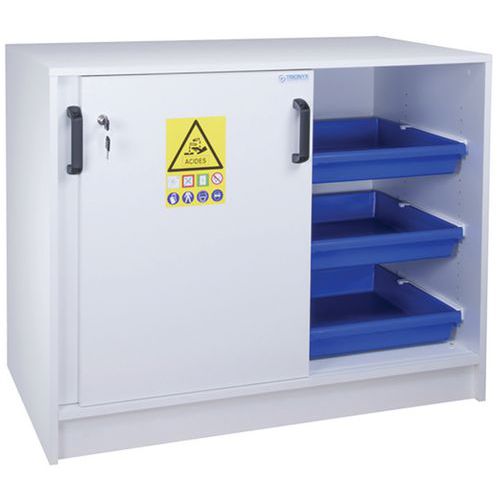 Armoire de sécurité anti-corrosion - Mélaminé - Trionyx