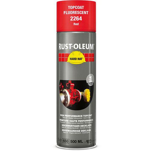 Aérosol de finition Hard Hat fluorescente - Rust-Oleum