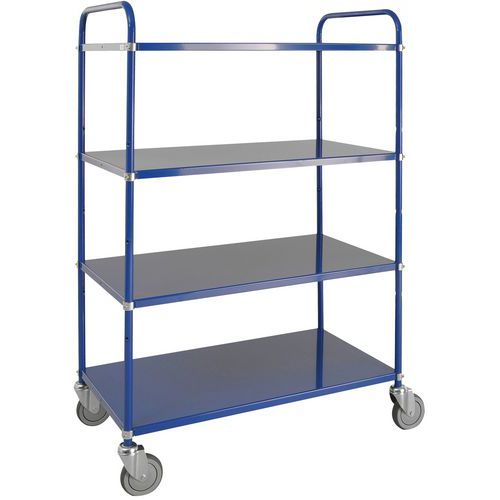 Magazijn trolley Legbord Licht - 4 plateaus - KONGAMEK Magazijn trolley Legbord Licht - 4 plateaus - KONGAMEK