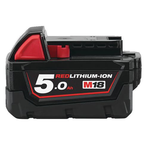 Accu's 18 Volt 5,0 Ah Red Lithium - Milwaukee