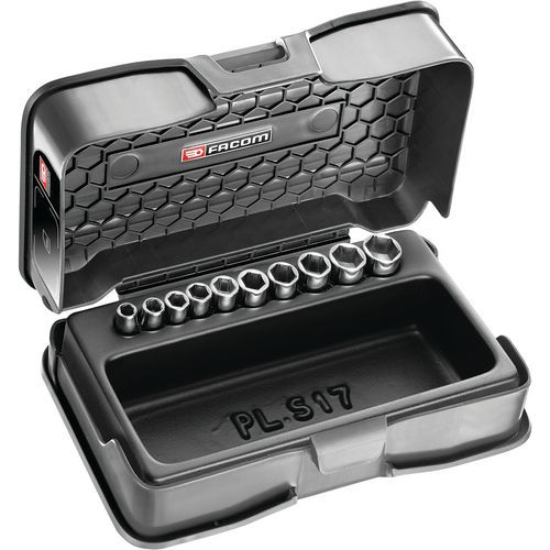Jeu de douilles 1/4 pouces en coffret