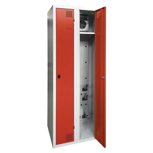 Vestiaire séchant industrie propre 1 à 4 colonnes - Sur socle - Akaze