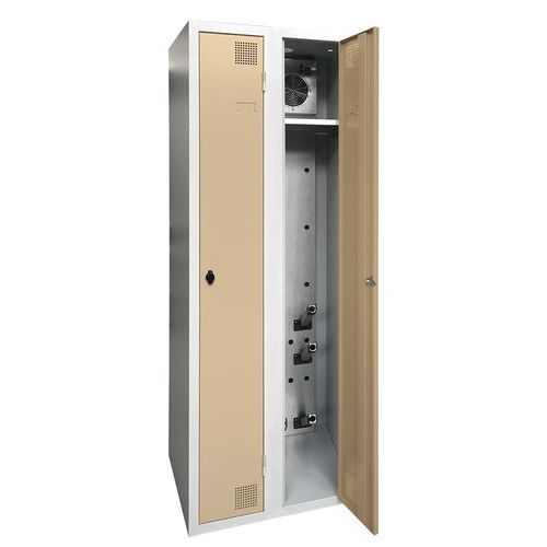 Vestiaire séchant industrie propre 1 à 4 colonnes - Sur socle - Akaze