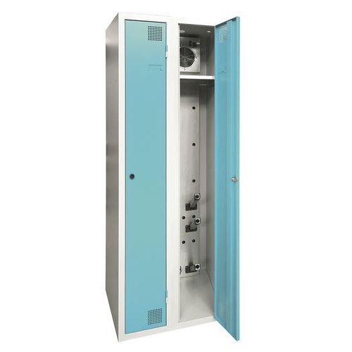 Vestiaire séchant industrie propre 1 à 4 colonnes - Sur socle - Akaze