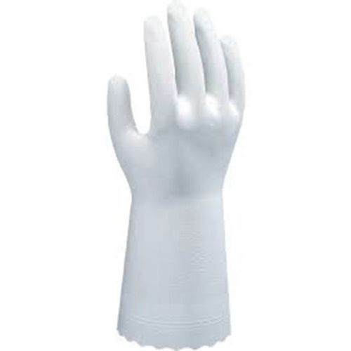 Gants de protection chimique B0700 blanc - Enduction PVC / Showa