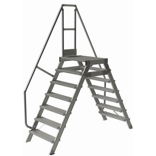 Hellingshoek vaste loopbrug 60° - Breedte 800 mm - Tubesca