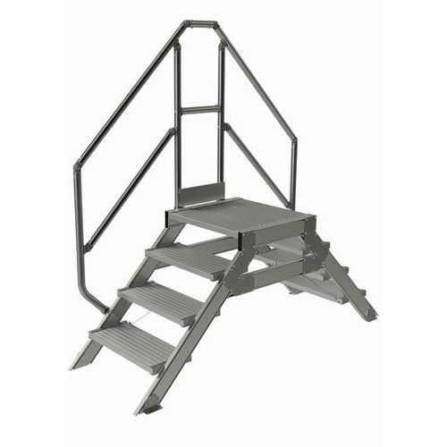 Passerelle fixe inclinaison 45° - Largeur 600 mm - Tubesca-Comabi