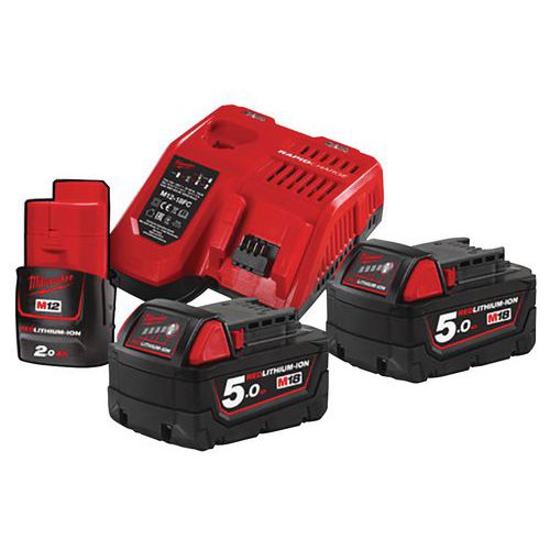 Set van 2 accu's 18 Volt - Milwaukee