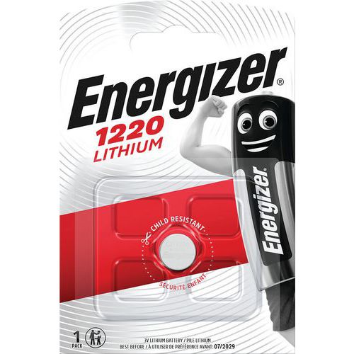 Lithiumbatterij voor rekenmachines, horloges en multifunctioneel - CR1220 - Energizer