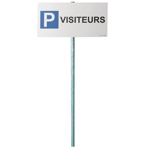 Parkeerbord - P VISITEURS