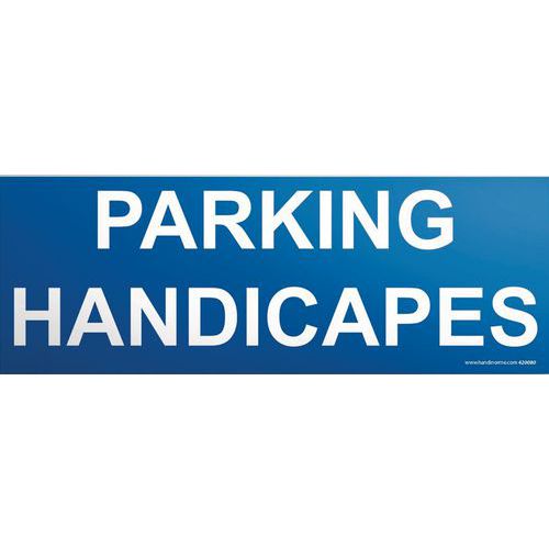 Parkeerbord PARKING HANDICAPES