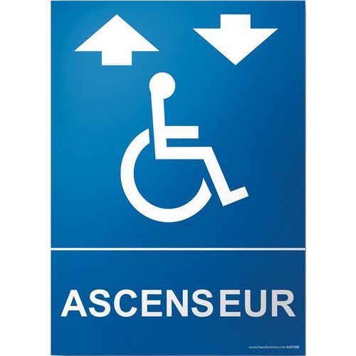 Bord ASCENSEUR mindervaliden