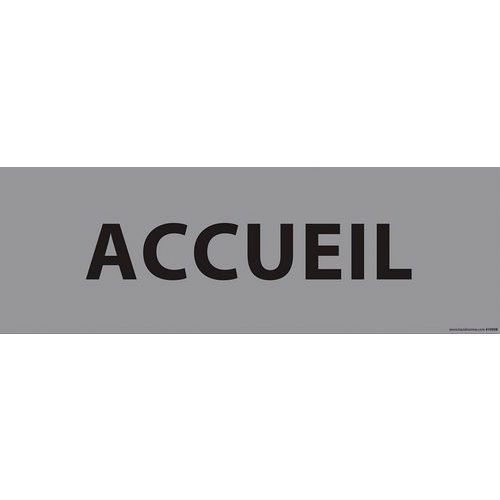 Panneau de porte accueil