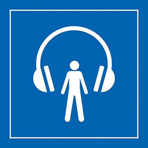 Pictogramme audioguide en Vinyle