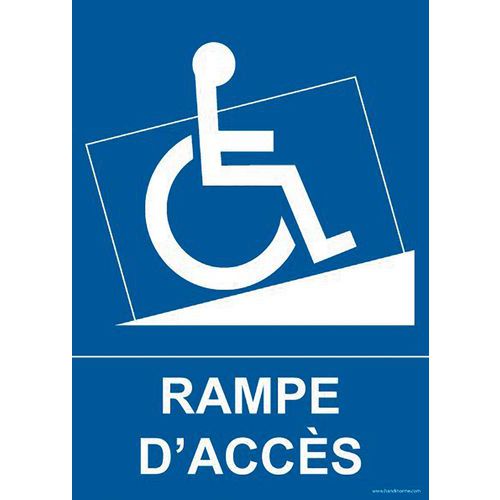 Bord rolstoelgebruiker RAMPE D'ACCES