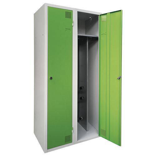 Vestiaire séchant industrie salissante 1 à 3 colonnes - socle - Akaze