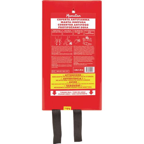 Couverture anti-feu sous boîtier plastique - Manutan Expert