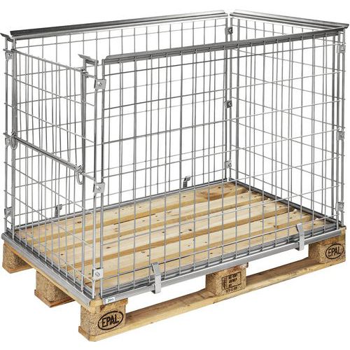 Palletkist met opening aan de zijkant Palletkist met opening aan de zijkant