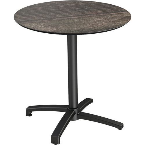 Inklapbare bistrotafel X Cross - Rond - Veba