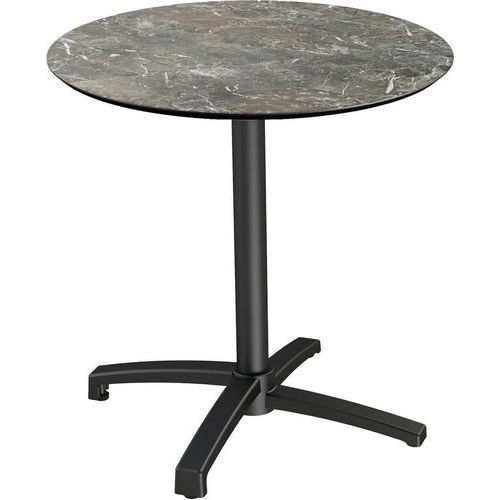 Inklapbare bistrotafel X Cross - Rond - Veba