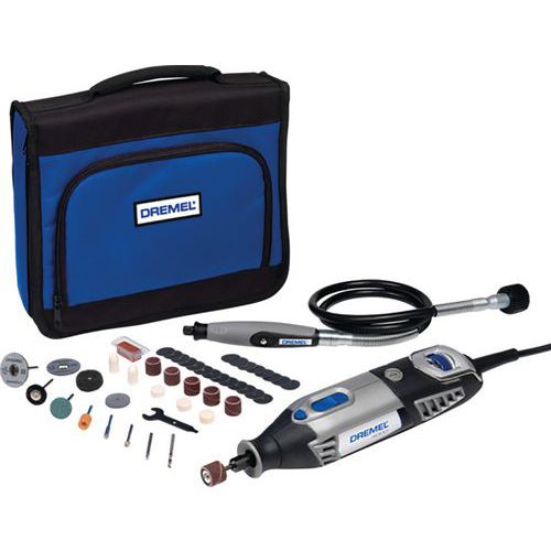 Multifunct. gereedschap Dremel 4000, 1 houder en 45 access.