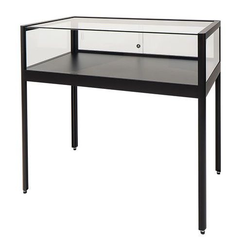 Vitrinekast - 1000 x 600 x 920 mm op voet - Manutan Expert