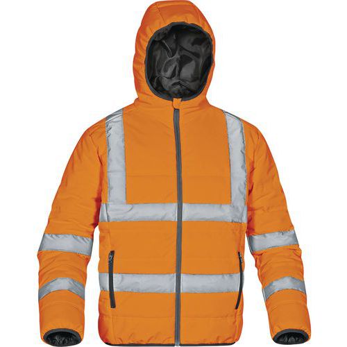 Doudoune matelassée haute visibilité polyester ripstop 2 couches