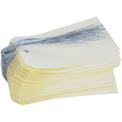 Etiquette américaine carton avec fil de fer