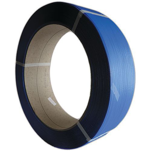 Omsnoeringsband polypropyleen -  machinaal - blauw 12 X 0,63 mm 2500 m