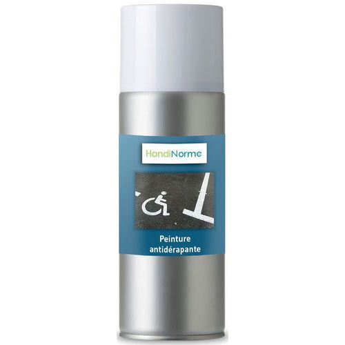 Peinture légèrement antidérapante en aérosol