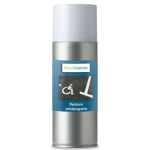 Peinture légèrement antidérapante en aérosol