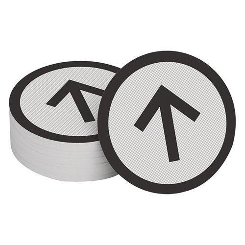 Markering voor stootbord pijl