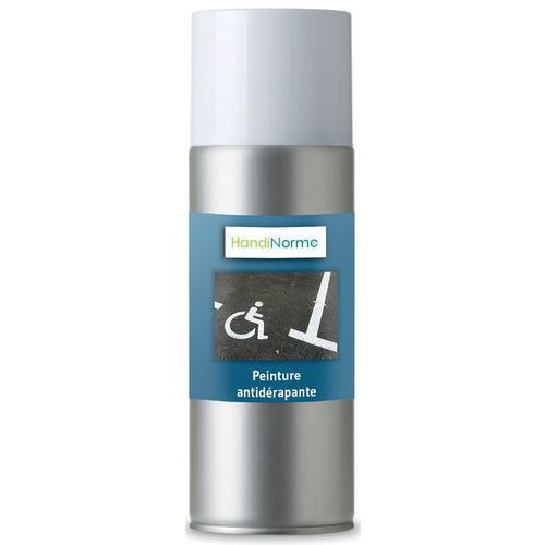 Peinture légèrement antidérapante en aérosol