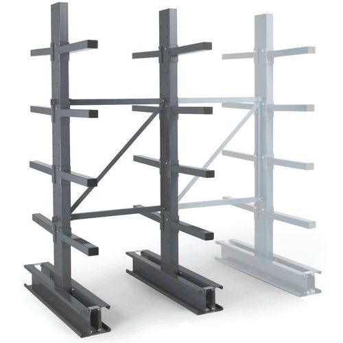 Rayonnage mi-lourd pour stockage horizontal Cantilever - Manorga
