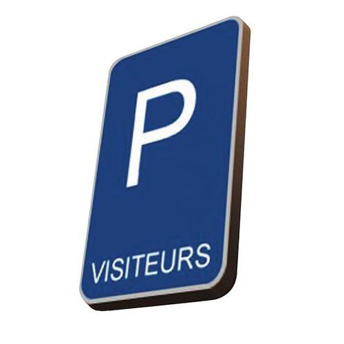 Parkeerbord voor VISITEURS