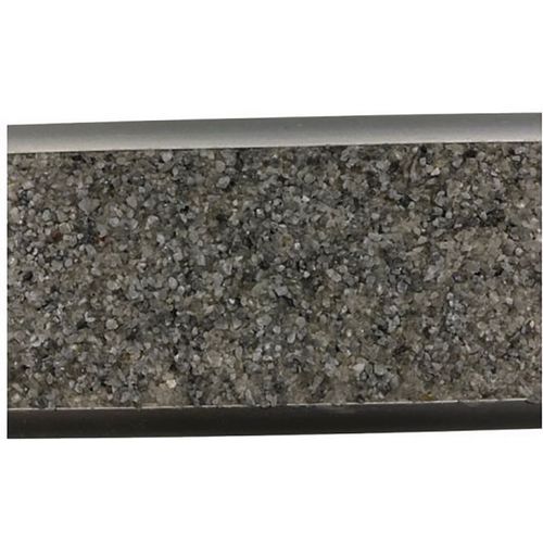 Trapneus haaks mineraal, Kleur: Grijs, Materiaal: Aluminium, Lengte: 1150 mm, Breedte: 50 mm, Hoogte: 18 mm