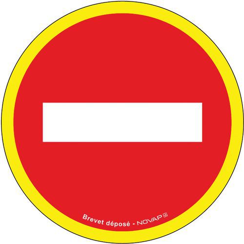 Verbodsbord met hoge zichtbaarheid - Verboden toegang - Hard - Novap