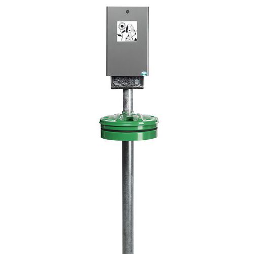 Support sac poubelleavec distributeur hygiène canine - Var